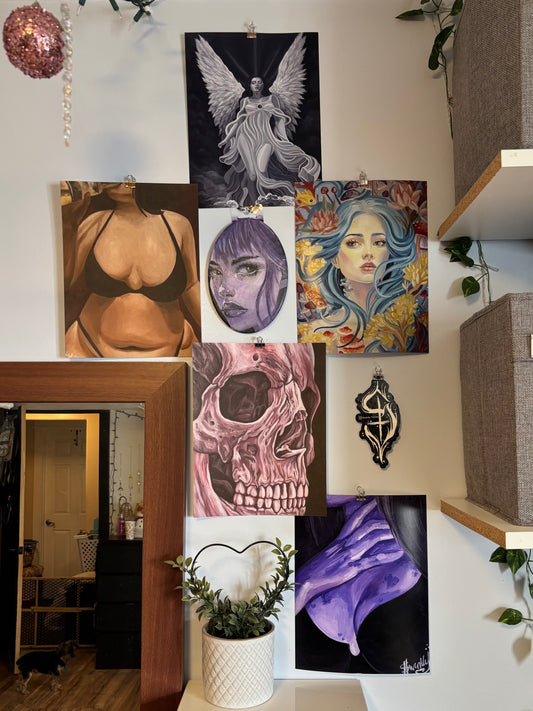 Purple Hue Vibes - Original Painting