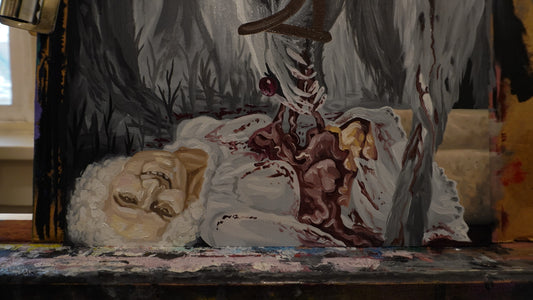 Grandma got eaten by a Reindeer - PRINT -