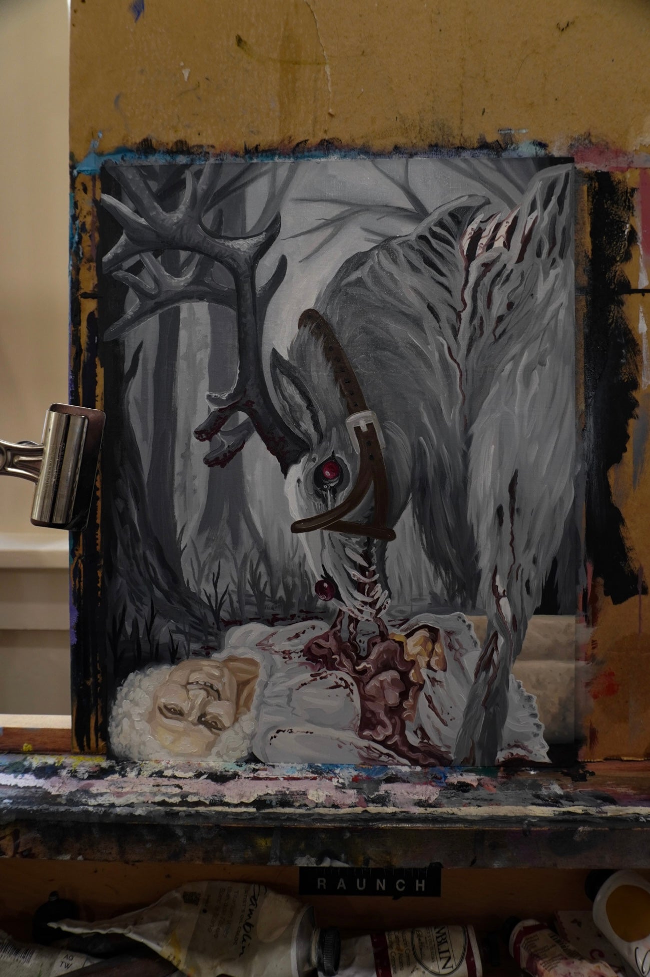 Grandma got eaten by a Reindeer - PRINT -