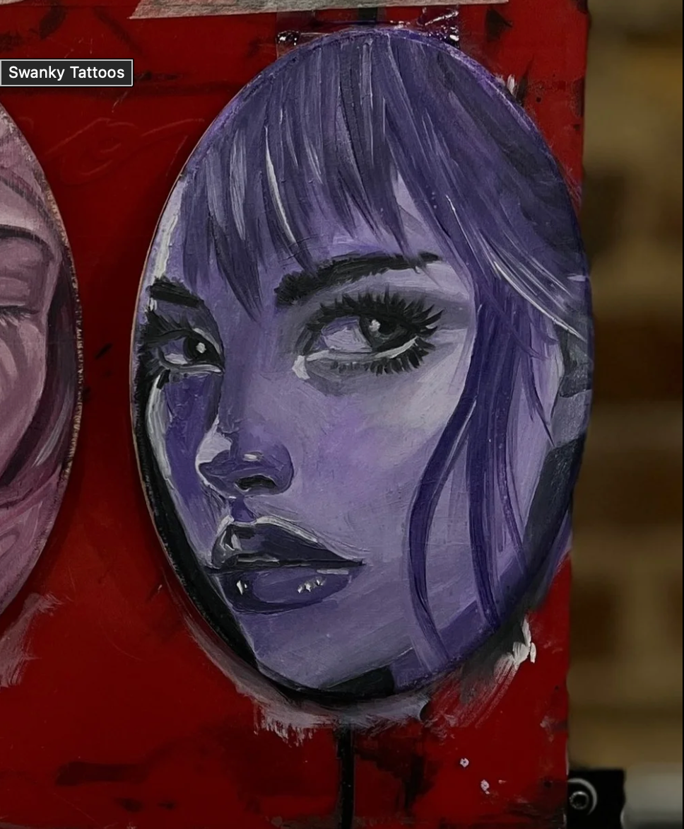 Purple Hue Vibes - Original Painting